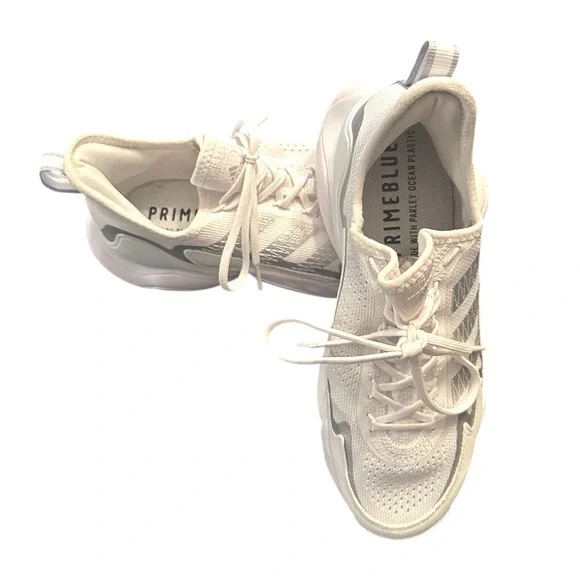 NWOT Adidas Impact FLX Mahomes Football Training Shoes White silver and pink - Picture 5 of 8